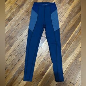 For Love And Lemons Blue Performance Leggings